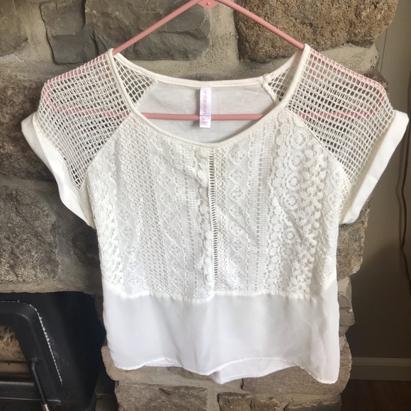 Xhilaration Tops - 5/25$ White Short Sleeve Shirt